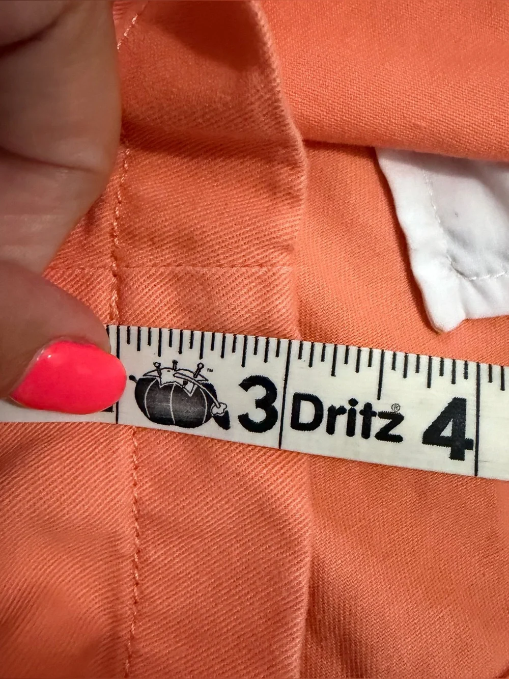 J.Crew Flat Front Chino Coral Shorts Size 6